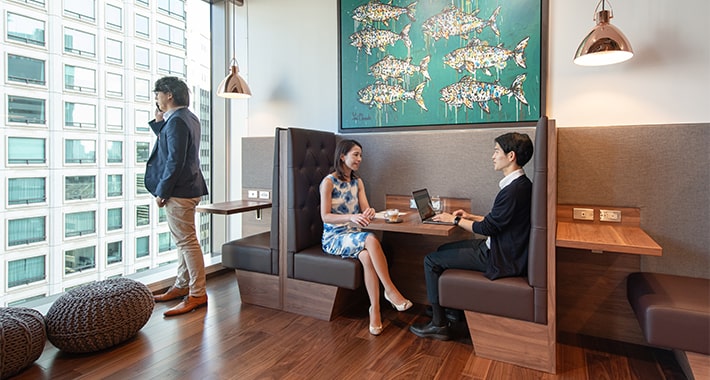 眺めのいいコワーキングスペース