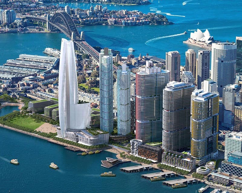 Skyline of Barangaroo, Sydney