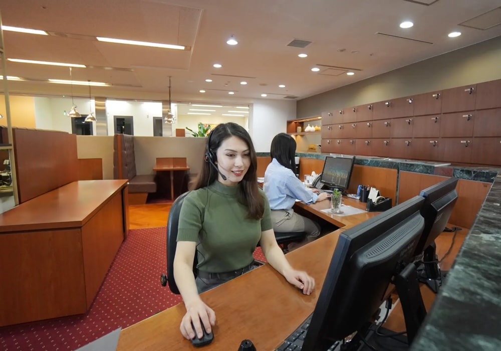 Servcorp Shinagawa reception team