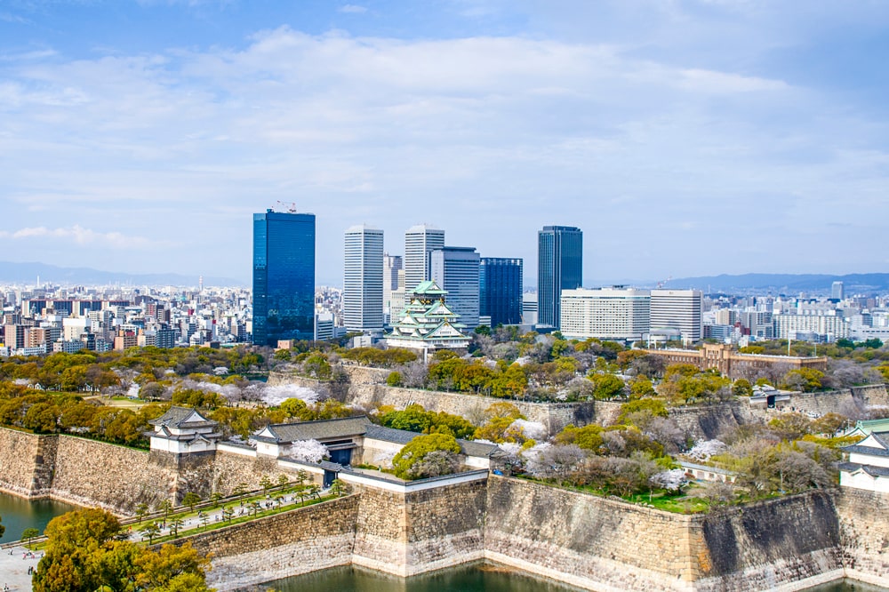 Osaka business area