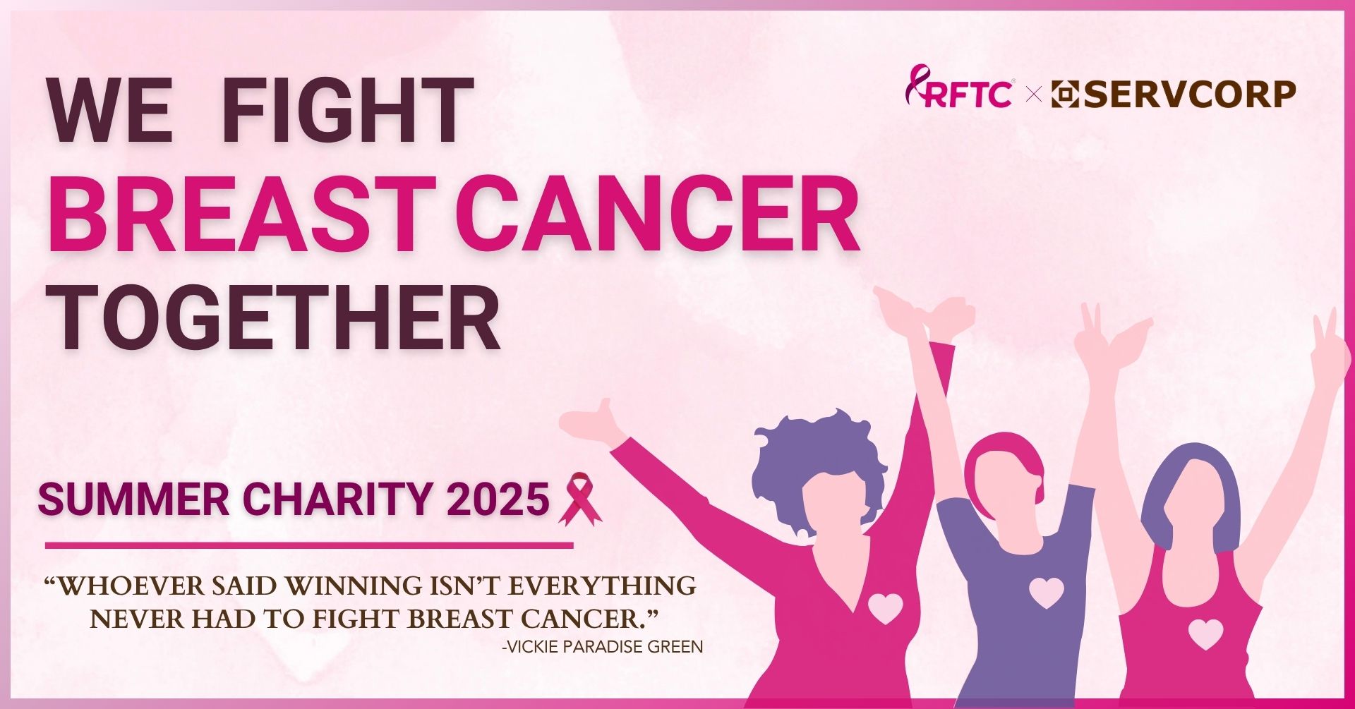 We fight breast cancer together