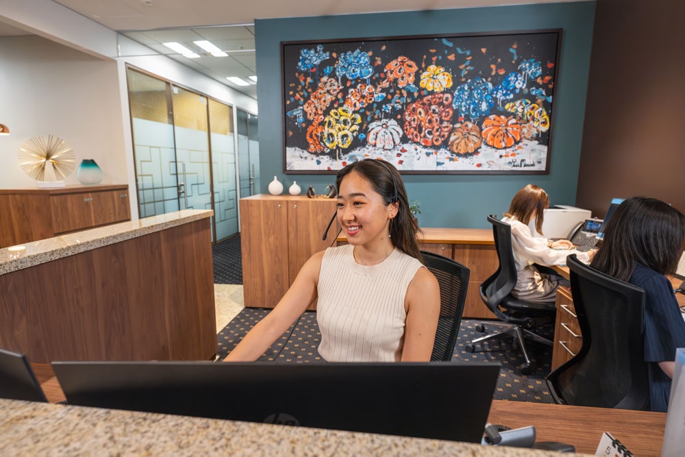 Servcorp receptionist