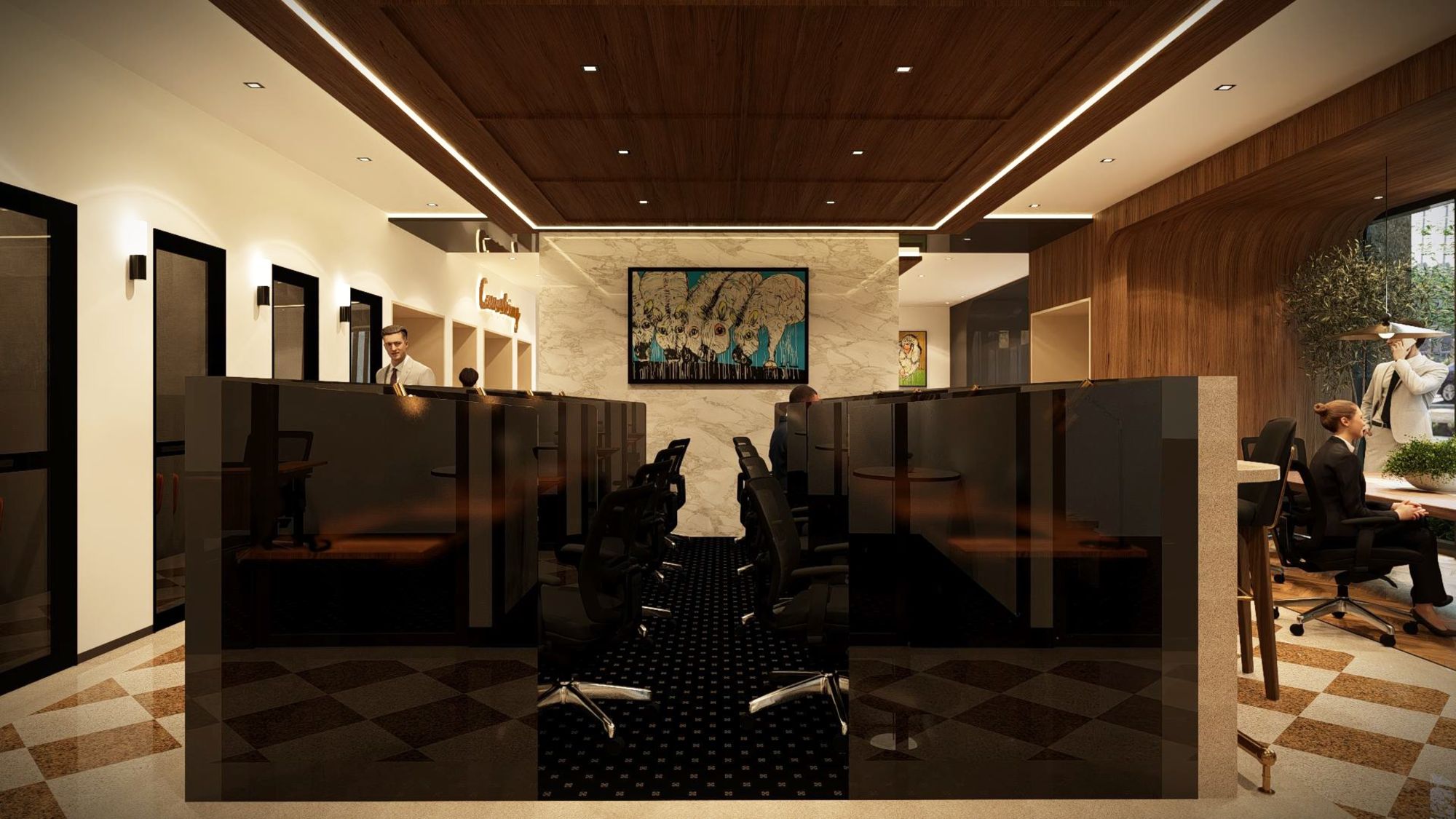 Nijubashi Coworking booth